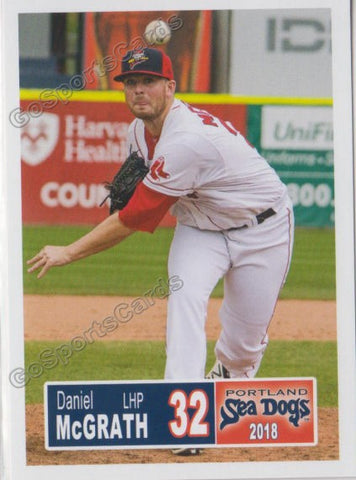 2018 Portland Sea Dogs Daniel McGrath