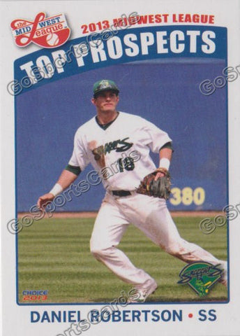 2013 MidWest League Top Prospect Daniel Robertson