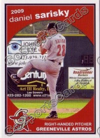 2009 Greeneville Astros Daniel Sarisky