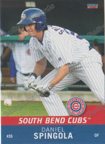 2016 South Bend Cubs Daniel Spingola