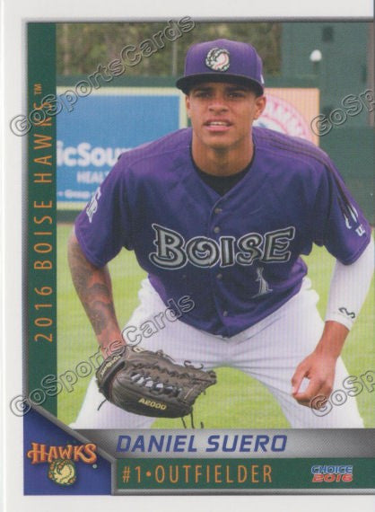 2016 Boise Hawks Daniel Suero