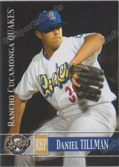 2014 Rancho Cucamonga Quakes Daniel Tillman