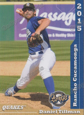 2015 Rancho Cucamonga Quakes Daniel Tillman