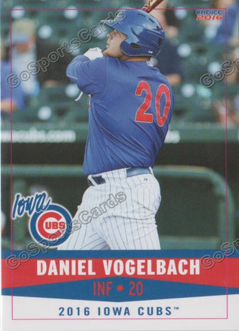 2016 Iowa Cubs Dan Daniel Vogelbach