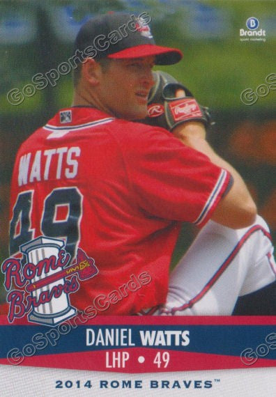 2014 Rome Braves Daniel Watts