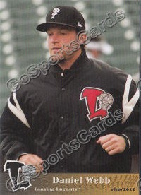 2011 Lansing Lugnuts Daniel Webb