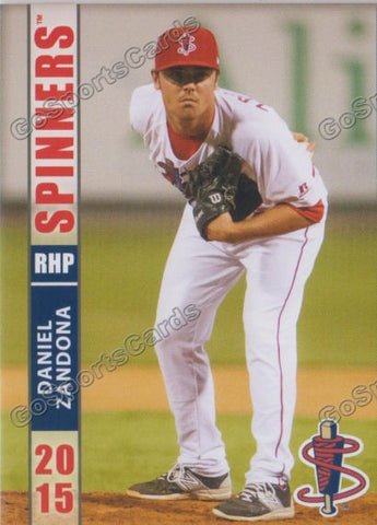 2015 Lowell Spinners Daniel Zandona