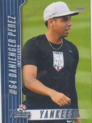 2018 Staten Island Yankees Danienger Perez