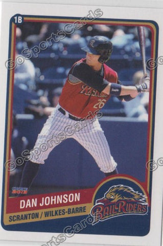 2013 Scranton Wilkes Barre RailRiders Dan Johnson