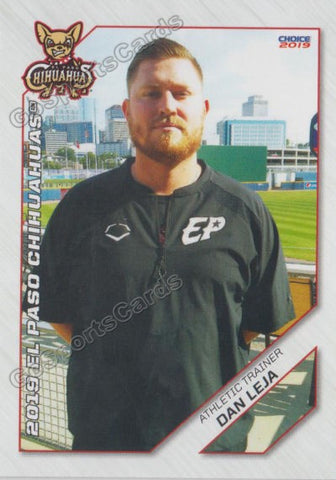 2019 El Paso Chihuahuas Dan Leja