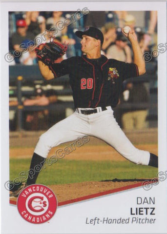 2015 Vancouver Canadians Dan Lietz