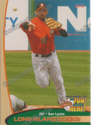 2012 Long Island Ducks Dan Lyons