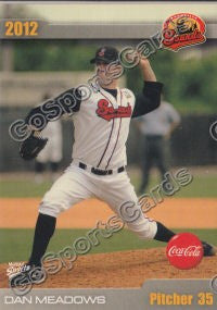 2012 Nashville Sounds Dan Meadows