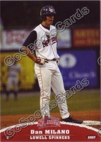 2007 Lowell Spinners Dan Milano