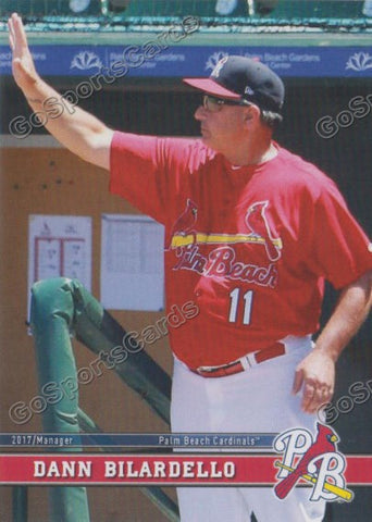 2017 Palm Beach Cardinals Dann Bilardello