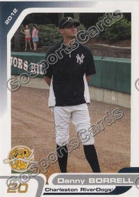2012 Charleston Riverdogs Danny Borrell