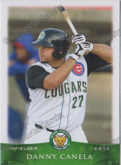2014 Kane County Cougars Danny Canela