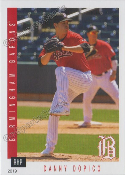 2019 Birmingham Barons Danny Dopico