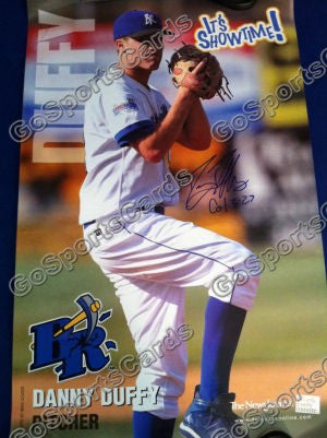 Danny Duffy 2009 Wilmington Blue Rocks SGA Autographed Poster