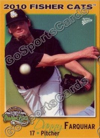 2010 New Hampshire Fisher Cats Danny Farquhar