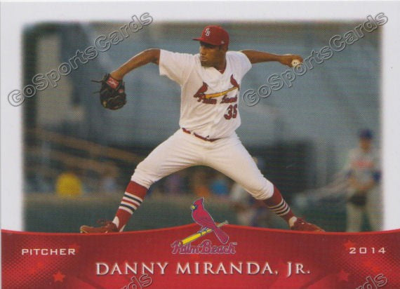 2014 Palm Beach Cardinals Danny Miranda Jr