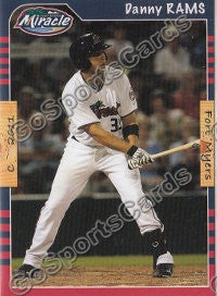 2011 Fort Myers Miracle Danny Rams