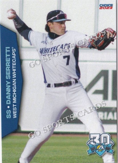 2023 West Michigan Whitecaps Danny Serretti