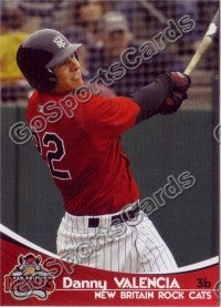 2009 New Britain Rock Cats Team Set (Danny Valencia RC)