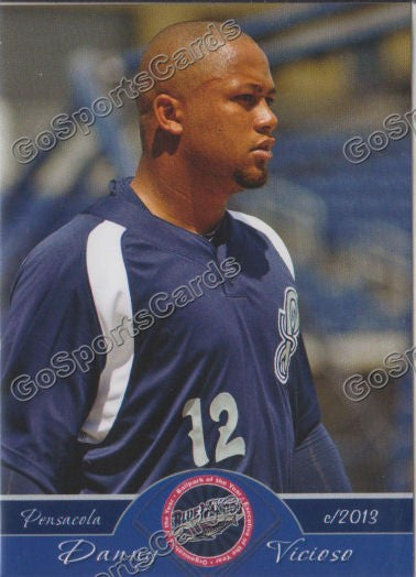 2013 Pensacola Blue Wahoos Danny Vicioso