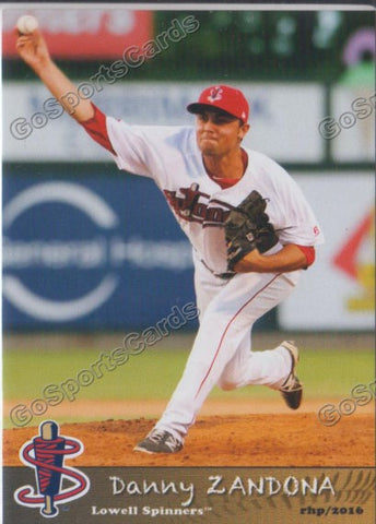 2016 Lowell Spinners Danny Zandona