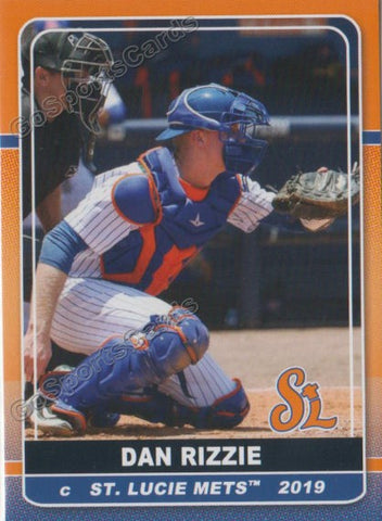 2019 St Lucie Mets Dan Rizzie