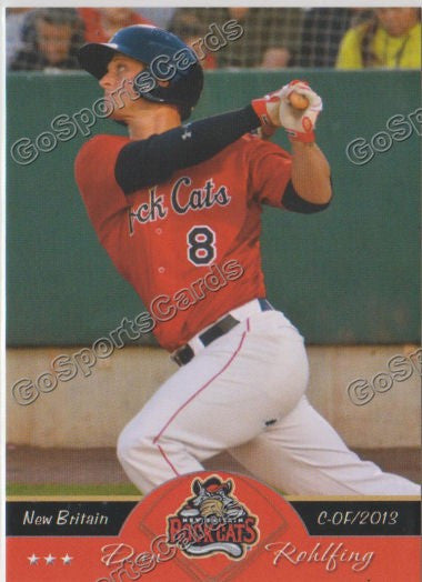 2013 New Britain Rock Cats Dan Rohlfing