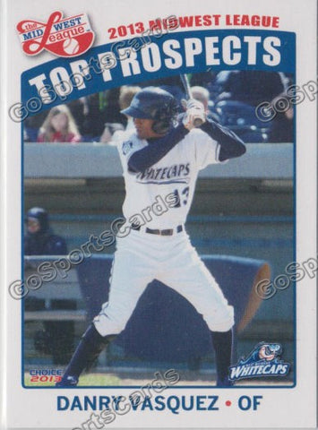 2013 MidWest League Top Prospect Danry Vasquez
