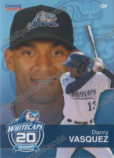 2013 West Michigan Whitecaps Danry Vasquez