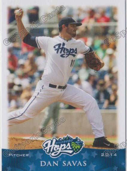 2014 Hillsboro Hops Dan Savas