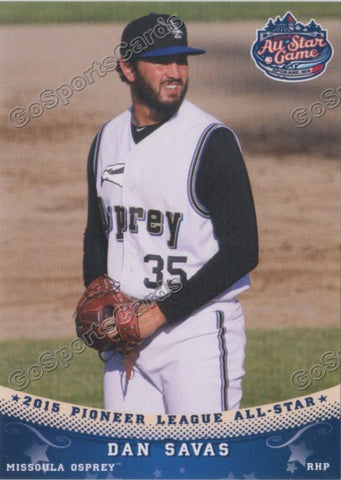 2015 Pioneer Northwest League All Star B Dan Savas