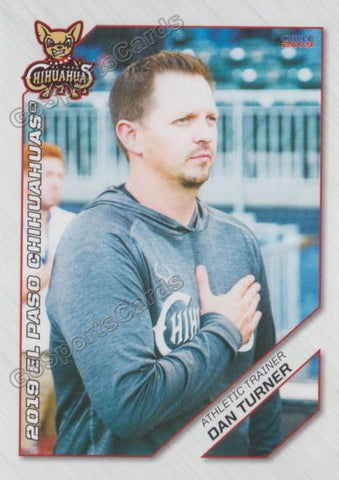 2019 El Paso Chihuahuas Dan Turner