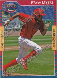 2011 Clearwater Threshers D'Arby Myers