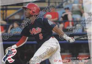 2012 Reading Phillies 2nd D'Arby Myers