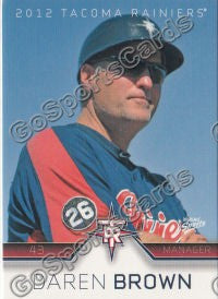 2012 Tacoma Rainiers Daren Brown
