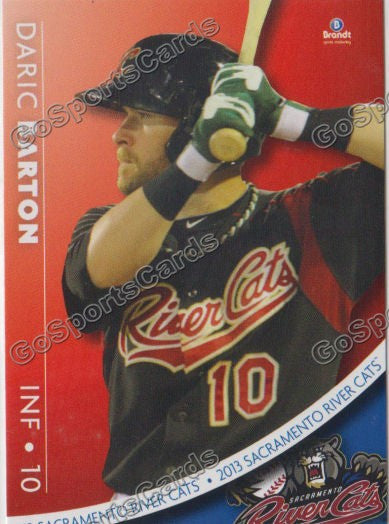2013 Sacramento River Cats Daric Barton