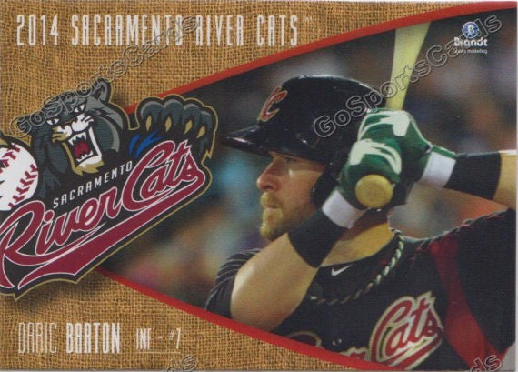 2014 Sacramento River Cats Daric Barton