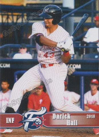 2018 Reading Fightin Phils Darick Hall
