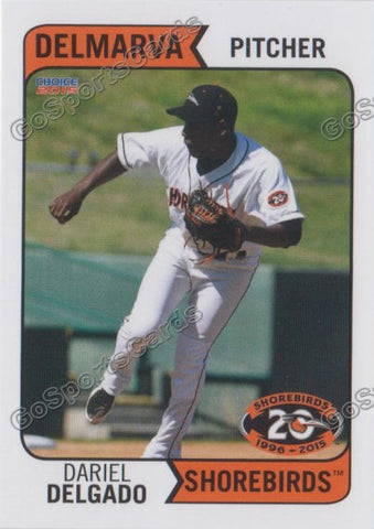 2015 Delmarva Shorebirds Dariel Delgado