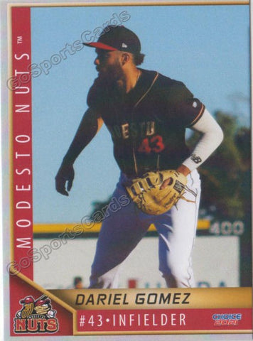 2021 Modesto Nuts Dariel Gomez