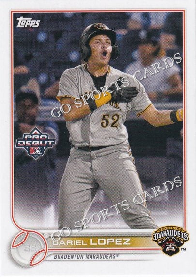 2022 Topps Pro Debut Dariel Lopez PD-25