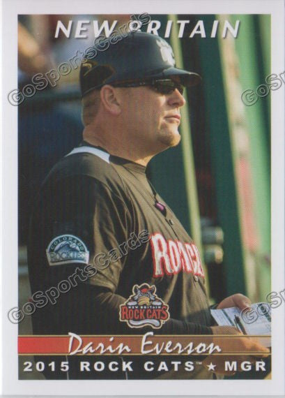 2015 New Britain Rock Cats Darin Everson