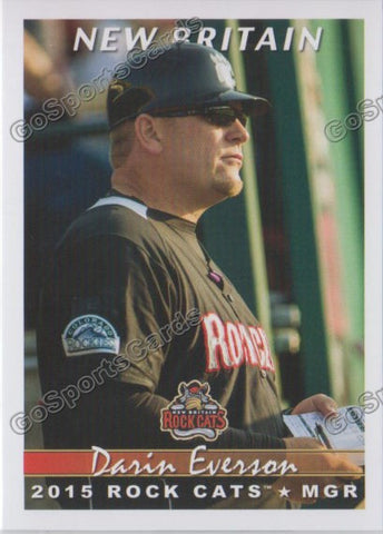 2015 New Britain Rock Cats Darin Everson