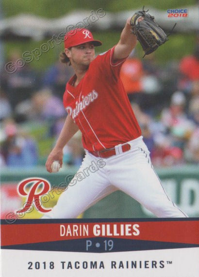 2018 Tacoma Rainiers Darin Gillies