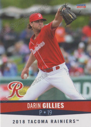 2018 Tacoma Rainiers Darin Gillies
